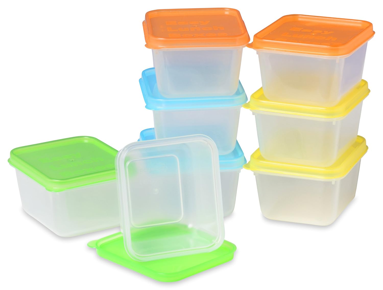 EasyLunchboxes Mini Dippers Small Dip, Condiment, or Sauce Containers