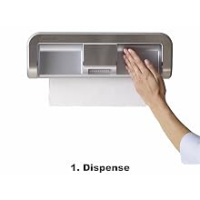 Clean Cut Touchless Paper Towel Dispenser, Stainless Finish