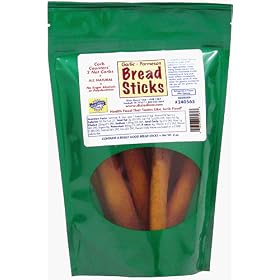 Dixie Carb Counters Low Carb Garlic Parmesan Bread Sticks 4 oz. Bag by Dixie Carb Counters