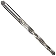 Alvord Polk 155-S-05 High-Speed Steel Taper Pin Reamer Set, Left Hand Spiral Flute, Uncoated Finish, 7-Piece, 7/0 - #0 Taper Pin Sizes in Wood Case