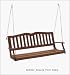 DC America SES902, Sequoia Porch Swing, Hardwood Finish