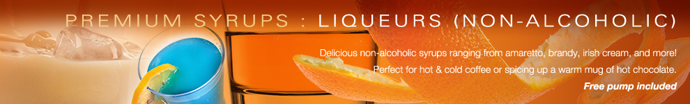 Amoretti Premium Syrups for Coffee, Tea and Beverages : Liqueurs Non Alcoholic