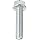 Grade 5 Steel Serrated Flange Bolt, Zinc Plated Finish, Hex Head, UNC Threads, Hex Head, Meets IFI-111 (2002)/SAE J429 (1999)/ASTM B633 Specifications, 1/2"-13 Thread Size, 3" Length, Fully Threaded, Pack Of 5