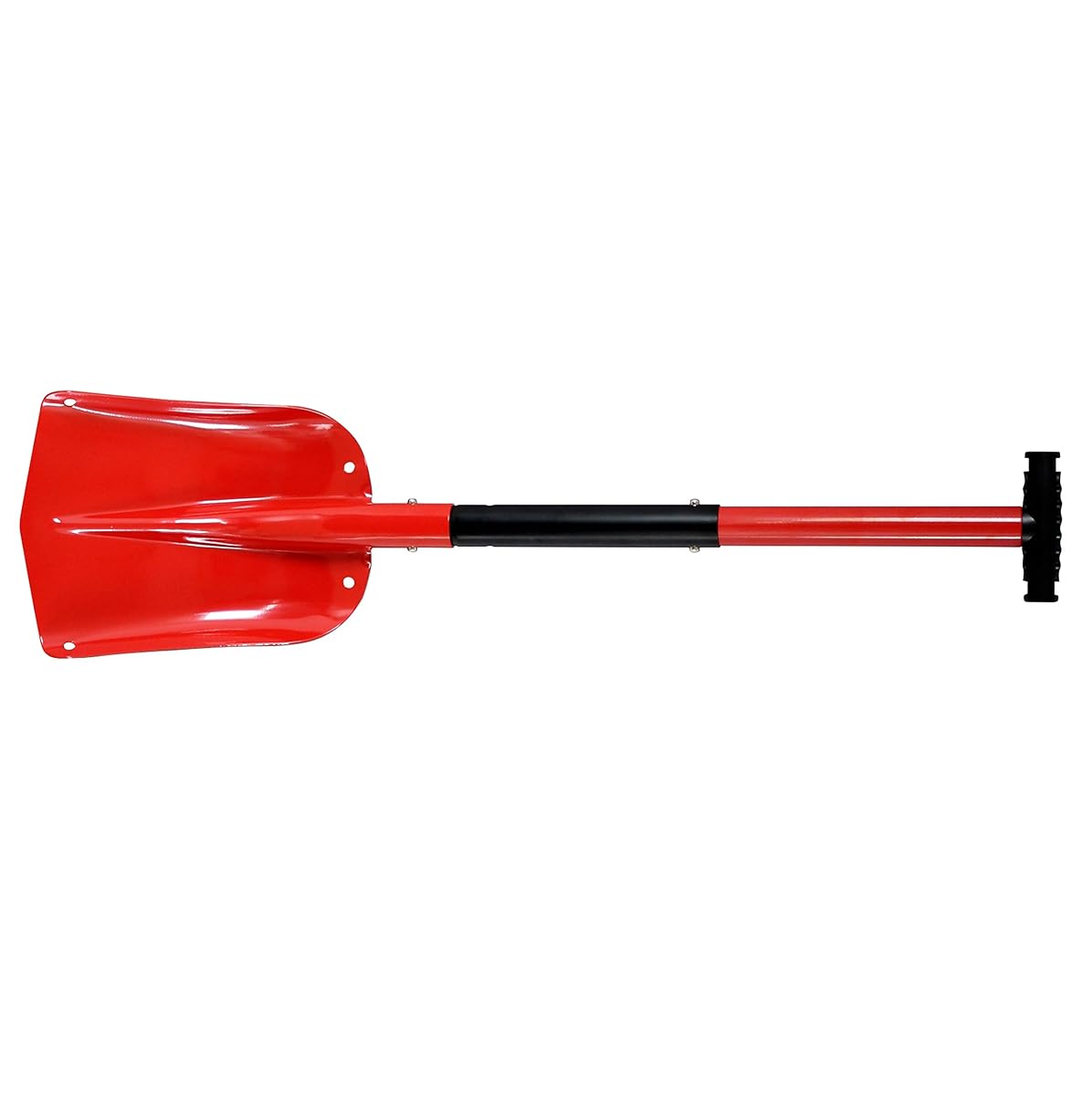 Cartman Portable Aluminium Sport Utility Shovel, Snow Shovel (Red)