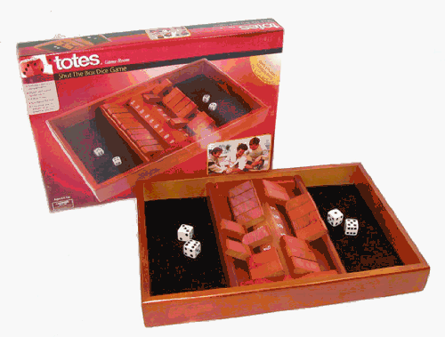 Deluxe Shut the Box - Dice Game by Totes