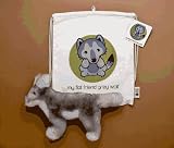 Flat Friends Grey Wolf with Cotton Drawstring Bag