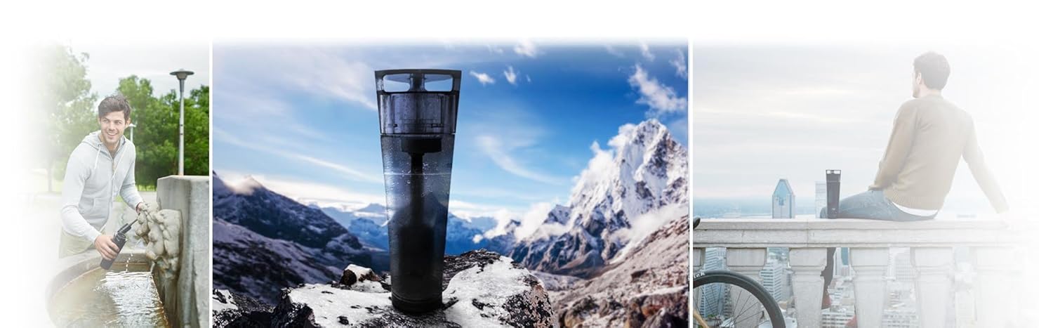 Amazon.com : Aquaovo Alter Ego Personal Water Filter - Globetrotter :