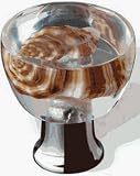Siro Designs #SD80-120 1.35 Brown Shell Knob