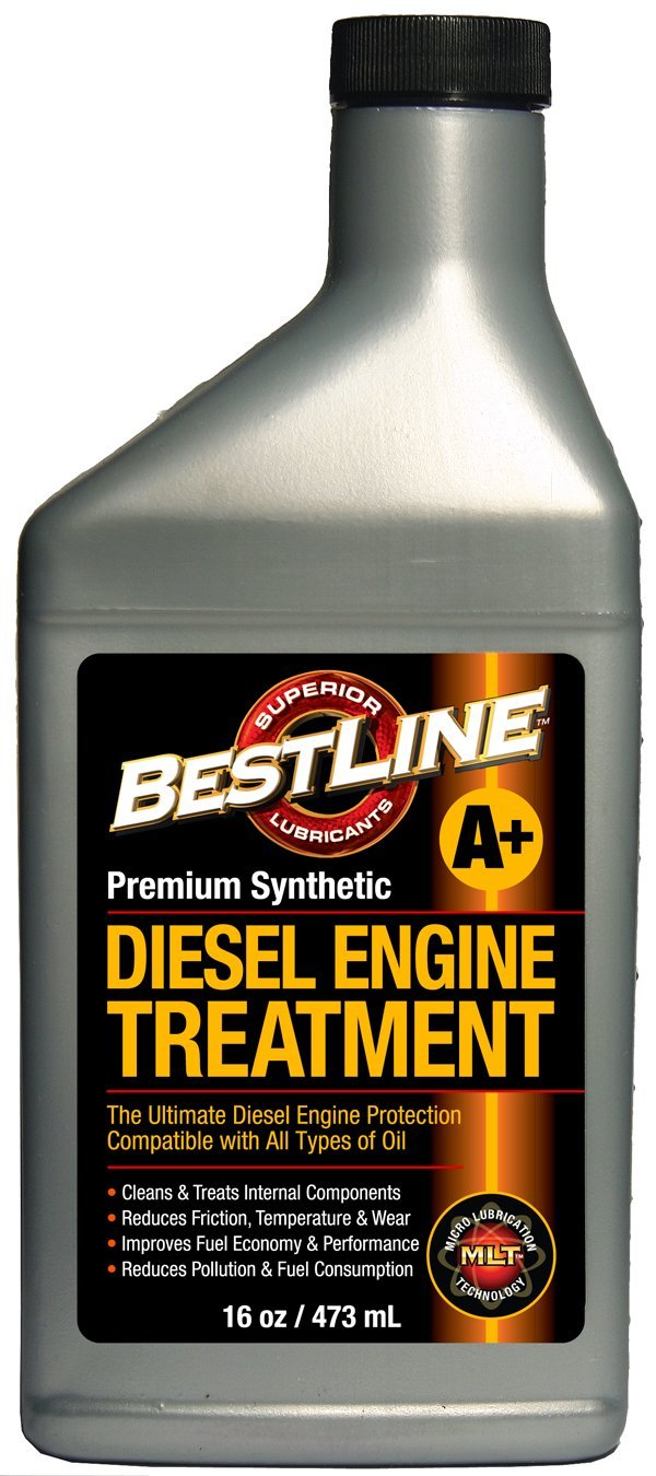 BestLine Lubricants Premium Synthetic Diesel Engine Treatment 16oz Oil