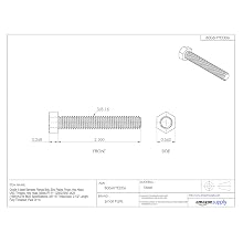 Grade 5 Steel Serrated Flange Bolt, Zinc Plated Finish, Hex Head, UNC Threads, Hex Head, Meets IFI-111 (2002)/SAE J429 (1999)/ASTM B633 Specifications, 3/8"-16 Thread Size, 2-1/2" Length, Fully Threaded, Pack Of 10