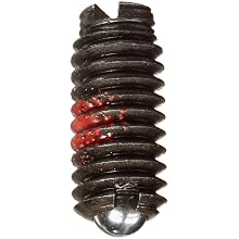 Jergens 10971 Metric Steel Ball Plunger, Low Carbon Steel, M4 x 0.7 Thread, With Locking Element