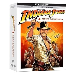 INDIANA JONES: 4-Movie Collection [4K Ultra HD + Blu-ray]