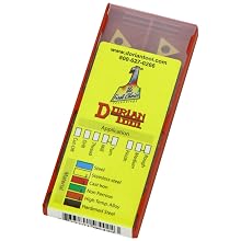 Dorian Tool TDEX Multilayer Coated Carbide Dovetail Triangle Milling Indexable Insert, 0.0156" Nose Radius, General Purpose Chip Breaker for Non-Ferrous Metals, 1/4" Insert, 5/64" Thick (Pack of 10)