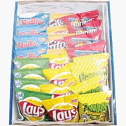 フリトレー：バラエティパック（２４袋入り） Frito Lay Variety Pack - 24/pkg (Fritosx4,Lay's Saltx4,Ruffule Saltx4,Doritos Nachox4,Lay's Sour Cream&Onionx4,Funyunsx4)