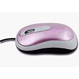 WM400 Illuminated USB Optical Wheel Mouse PINK/GREY