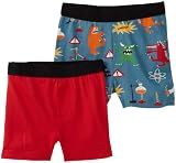 Hatley Boys 2-7 Kids Monsters 2 Pack Boxer