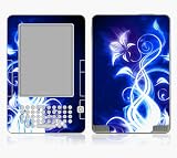 Electric Flower Decorative Protector Skin Decal Sticker for Amazon Kindle 2 E-Book Reader (Version 2.0)