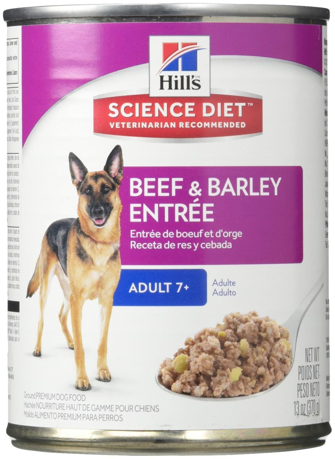 Galleon Hill's Science Diet Adult 7+ Beef & Barley Entrée Canned Dog