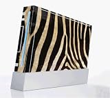 Zebra Print Decorative Protector Skin Decal Sticker for Nintendo Wii Body