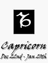 Astrology Capricorn 2** Sheet of 21 stickers 6.3 x 3.8cm**