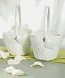 Bridal Tapestry Flower Girl Basket - Ivory (Set of 1) - by Weddingstar