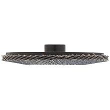 Weiler 50905 BobCat 3" Diameter, 80 Grit, Zirconium, Plastic Backing, Type 29 Specialty Abrasive Flap Mini Disc