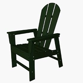 Polywood GNDSH16GR - Original Adirondack Chair - Green by