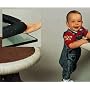 Toddler Shield Table Edge Cushion Small BLACK