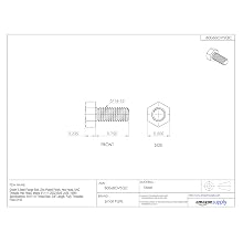 Grade 5 Steel Flange Bolt, Zinc Plated Finish, Hex Head, UNC Threads, Hex Head, Meets IFI-111 (2002)/SAE J429 (1999) Specifications, 5/16"-18 Thread Size, 3/4" Length, Fully Threaded, Pack Of 50