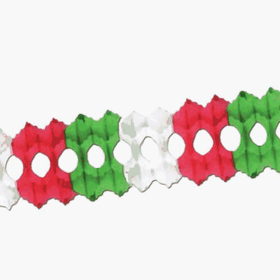 Beistle - 55035-RWG - Arcade Garland- Pack of 12