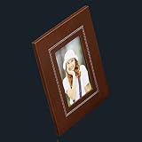 Oxford Brown Leather Photo Frame 4x6