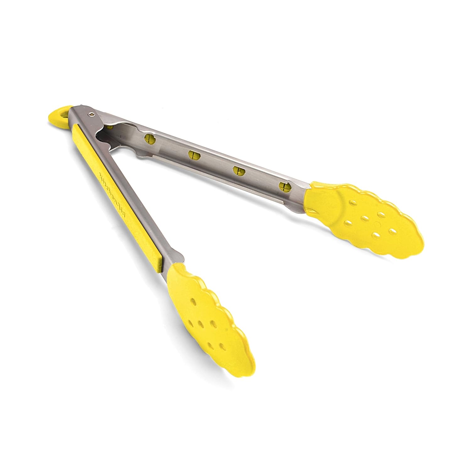 KitchenAid Stainless Steel Silicone Tipped Tongs eBay