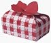 Creative Converting Red Gingham Give & Take Box - 24 Count