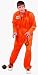 RG Costumes 77108 Escaped Convict Orange Overall Costume - Size Teen 16-18