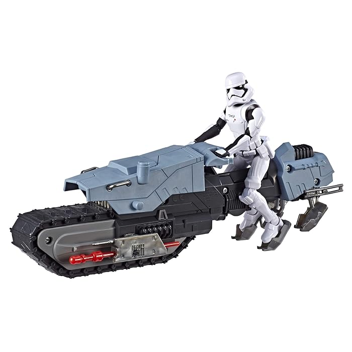 Hasbro Star Wars Galaxy of Adventures Series—E3030 First Order Driver and Treadspeeder(Star Wars Ⅸ:The Rise of Skywalker)