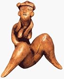 Seated Female Figurine Replica