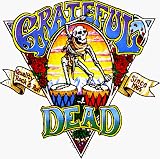 Grateful Dead - Quality Rock n Roll Since 1965 - Skeleton, Drums & Logo on White - Sticker / Decal