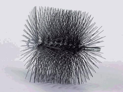 Chimney Plus 500107 Rutland 7 Inch Round Wire Brush - .375 Inches