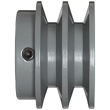 TB Woods 2AK25118 FHP Bored-To-Size, 2.55" Outside Body Diameter, 1.125" Bore Diameter V-Belt Sheave