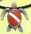 Innovative Turtle Pewter Necklace