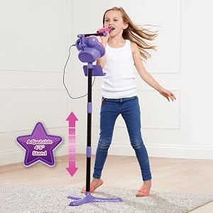vtech kidi super star karaoke system with mic stand amazon exclusive