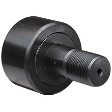 Koyo Torrington Track Roller, Standard Stud, Unsealed/Slotted, Steel, Inch