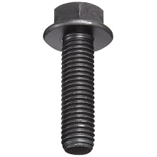 Grade 8 Steel Flange Bolt, Phosphate & Oil Finish, Hex Head, UNC Threads, Hex Head, Meets IFI-111 (2002)/SAE J429 (1999)/ASTM B633 Specifications, 5/16"-18 Thread Size, 1" Length, Partially Threaded, Pack Of 25