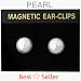 Magnetic Earrings, Pearl Shape - 1 pair
