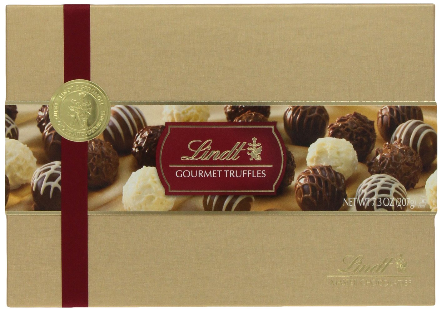 lindt gourmet truffles gift box, 7.3 oz.