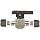Parker 2Z-PR4-VT-SS Stainless Steel 316 Plug Valve, 1/8" CPI Compression Fitting