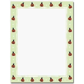 Ladybugs Letterhead by Lenmar