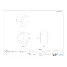 Bunting Bearings CFM010013010  Cast Bronze C93200 SAE 660 Flanged Sleeve Bearings, 10mm Bore x 13mm OD x 10mm Length - 16mm Flange OD x 1.5mm Flange Thick