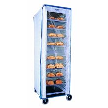 Aleco 477434 Nylon Heavy Duty One-Zip Pan Rack Cover, 64" Length x 23" Width x 28" Height, White