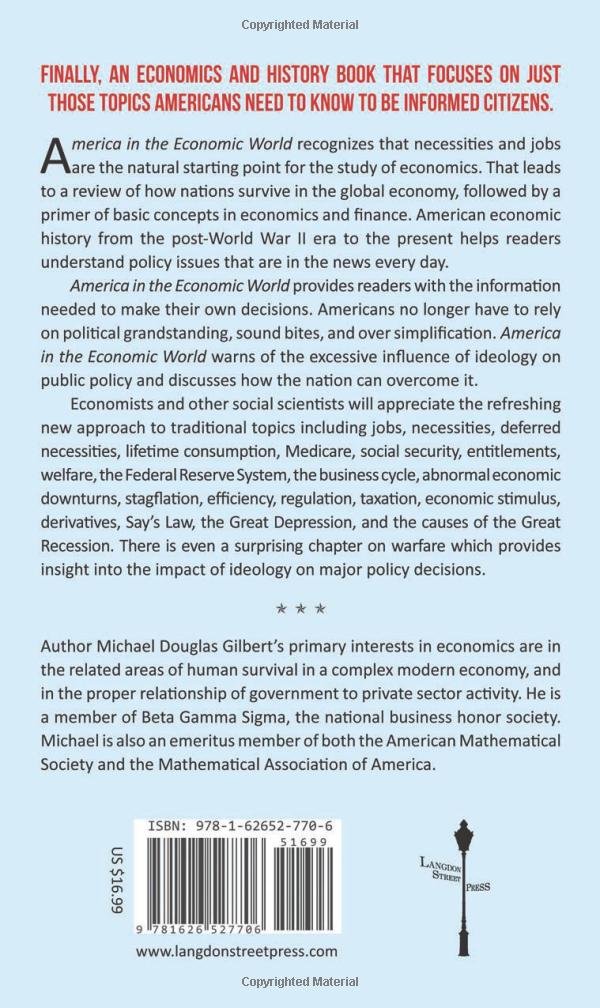America in the Economic World: Jobs, Necessities, and Economic ...